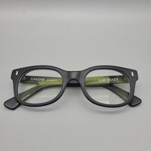 Caddis Bixby Matte Black Reading Glasses +1.00 Magnification 49-21-145 Eyewear